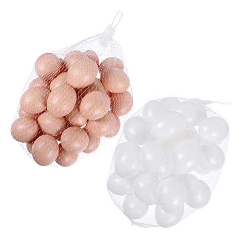 Generisch 120 Teiliges Eierimitat Osterdekorationsset Gefüllte Ostereier Weiße Eier Zum Basteln Eier Zum Befüllen Eier Zum Bemalen Ostern DIY Bemalen Modell Ostern Unbemaltes Ei von Generisch