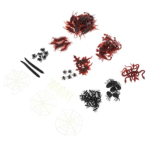 Generisch 128St Simulation Insektenanzug Halloween- Streichspielzeug Halloween Horror Halloween grusel Emulation gruseliges Halloween-Simulationsspielzeug Plastik Colorful von Generisch