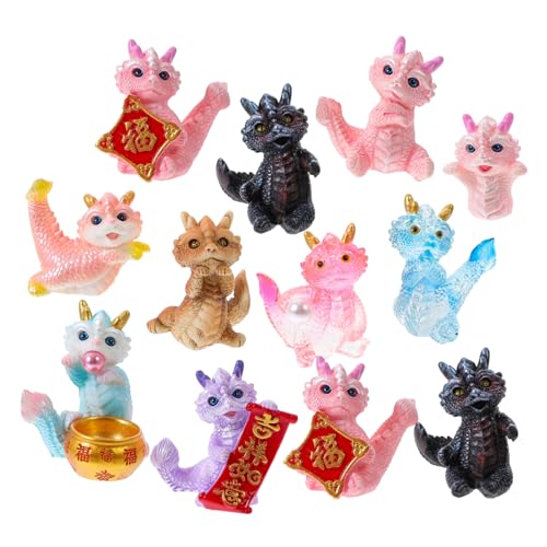 Generisch 12St Kuscheltier Drache Drachenspielzeug Kleiner Drache Anime Animal Figures Chinese Zodiac spielzeuge Dekoration Sternzeichen-Drachen-Figuren-Dekore Miniatur-Drachenschmuck Harz Generisch 12St Kuscheltier Drache Drachenspielzeug Kleiner Drache Anime Animal Figures Chinese Zodiac spielzeuge Dekoration Sternzeichen-Drachen-Figuren-Dekore Miniatur-Drachenschmuck Harz von Generisch