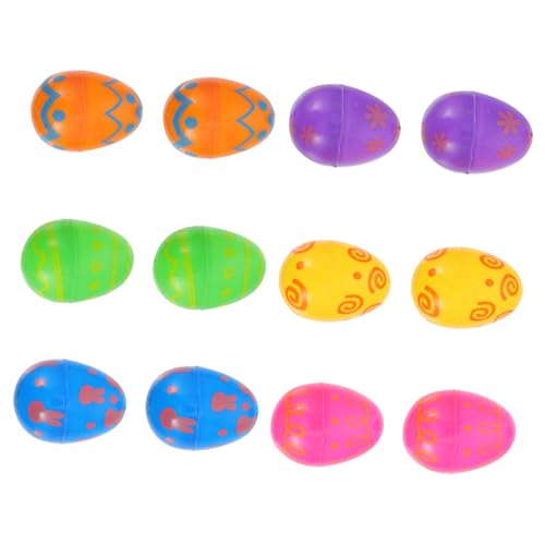 Generisch 12St Ostereier plastikenten plasure üeier ostern easter eggs ziernieten Mini-Eier Eierbecher Blase Zauberstab Eierkocher Spender leeres ostereidekor helles Plastik-Osterei Colorful Generisch 12St Ostereier plastikenten plasure üeier ostern easter eggs ziernieten Mini-Eier Eierbecher Blase Zauberstab Eierkocher Spender leeres ostereidekor helles Plastik-Osterei Colorful von Generisch