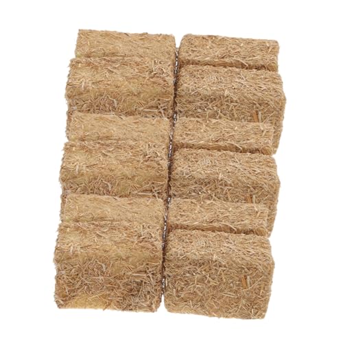 Generisch 12st Mini-heuhaufen-Modell Heusäcke Für Pferde Rundballen Heunetz Kaninchen Heu Puppenstubenheu Mini Heuballen Mikro-landschaftsornamente Heu Für Kaninchen Heufütterung Hase Holz Generisch 12st Mini-heuhaufen-Modell Heusäcke Für Pferde Rundballen Heunetz Kaninchen Heu Puppenstubenheu Mini Heuballen Mikro-landschaftsornamente Heu Für Kaninchen Heufütterung Hase Holz von Generisch