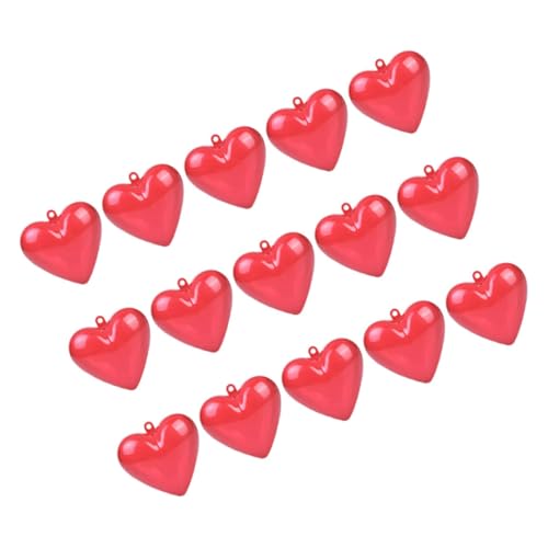 Generisch 15 Stk liebe geschenkbox herzförmiges Glas klares hängendes Ornament schmuck Partydekoration Dekorative Box Basteln in Herzform Valentinstag-Dekoration Plastik rot Generisch 15 Stk liebe geschenkbox herzförmiges Glas klares hängendes Ornament schmuck Partydekoration Dekorative Box Basteln in Herzform Valentinstag-Dekoration Plastik rot von Generisch