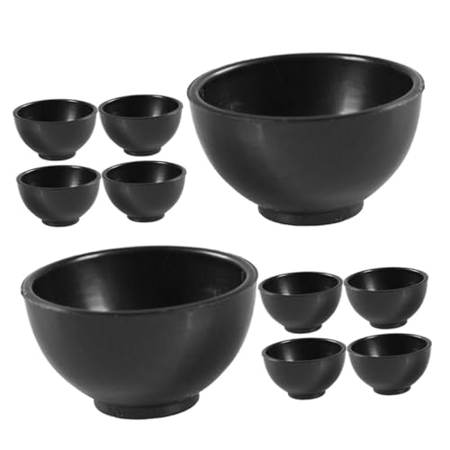 Generisch 15 Stück Simulationsschalen -Requisiten Mini kleine Schüsseln Knusprige Schüsseln zum Servieren von Partys kleine Servierschalen winzige Schalen Puppenhaus Geschirr Plastik Schwarz Generisch 15 Stück Simulationsschalen -Requisiten Mini kleine Schüsseln Knusprige Schüsseln zum Servieren von Partys kleine Servierschalen winzige Schalen Puppenhaus Geschirr Plastik Schwarz von Generisch