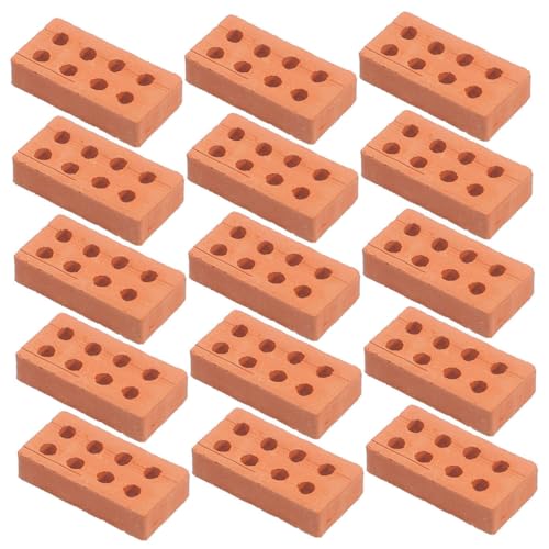 Generisch 150 STÜCKE Miniatur-bausteine ​​Gefälschte Ziegel Für Handwerk Mini Ziegel Beton Winzige Landschaft Ziegel Set von Generisch