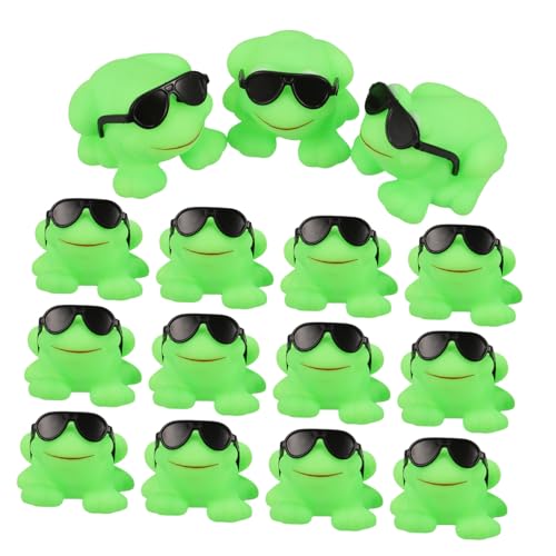 Generisch 16 Stück Teiliges Frosch Badespielzeug mit Sonnenbrille Spaßige Schwimmende Wasser Spielzeuge für Kleinkinder Sicher und Hautfreundlich für Badewanne und Poolspiel Generisch 16 Stück Teiliges Frosch Badespielzeug mit Sonnenbrille Spaßige Schwimmende Wasser Spielzeuge für Kleinkinder Sicher und Hautfreundlich für Badewanne und Poolspiel von Generisch