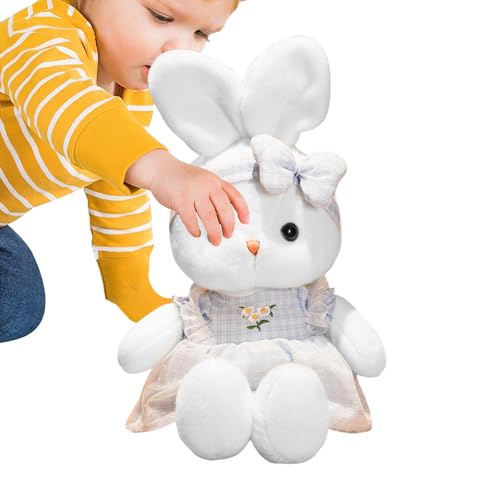 Generisch 16 Zoll Plüsch Ultra Weiches Kaninchen -Plüschspielzeug - Kaninchenplüsch, mit Rock - Hasenplüschkissen, Tierplüsch mit Stirnband, Schlafzimmer Begleitplüschspielzeug Generisch 16 Zoll Plüsch Ultra Weiches Kaninchen -Plüschspielzeug - Kaninchenplüsch, mit Rock - Hasenplüschkissen, Tierplüsch mit Stirnband, Schlafzimmer Begleitplüschspielzeug von Generisch