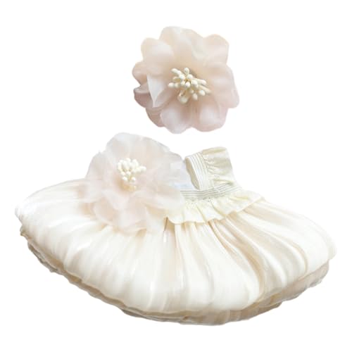 Generisch 17 cm Puppen-Weiß-Kleiderset Hochzeitskleid Puppe Weiße Kleidung für Beliebte Puppen Zubehör Anziehkleidung für Süße Puppen Kunsthandwerk (E, A) von Generisch