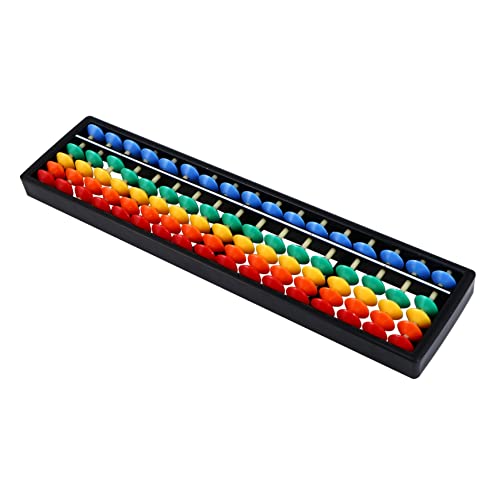 Generisch Bunter Abakus Mit 17 Stäben Und 5 Perlen Lernspielzeug Für Mathematik Bead Arithmetic Abacus Mathe Lernhilfe Für Rechenrahmen Für Frühe Bildung von Generisch