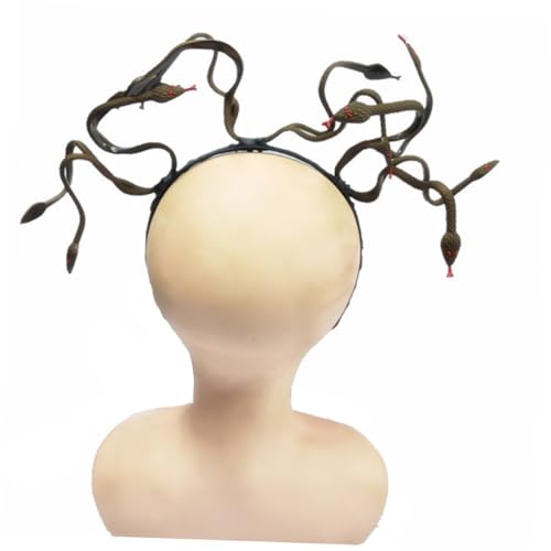 Generisch 1Stk Halloween-Stirnband Kostüm Abschlussball Requisiten Monster halloween haarschmuck halloween decorations Haarreifen in Schlangenform Halloween-Kopfschmuck PVC-Weichkleber Generisch 1Stk Halloween-Stirnband Kostüm Abschlussball Requisiten Monster halloween haarschmuck halloween decorations Haarreifen in Schlangenform Halloween-Kopfschmuck PVC-Weichkleber von Generisch