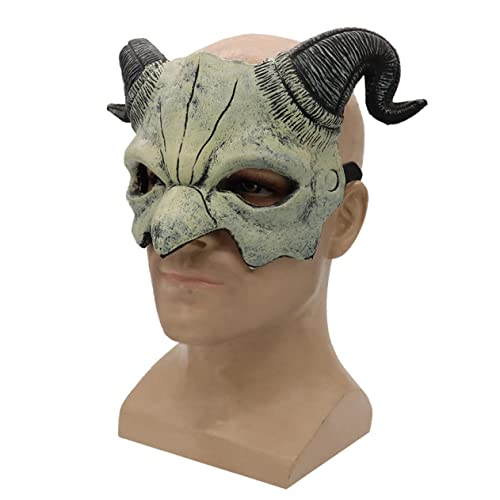 Generisch 1Stk Party-Maske halloween masken halloweenmaske karnevalsmasken masken zu halloween opmasken Schaf-Schädel-Maske Teufelsmaske Halloween Halbgesichtsmaske Maske für Halloween von Generisch