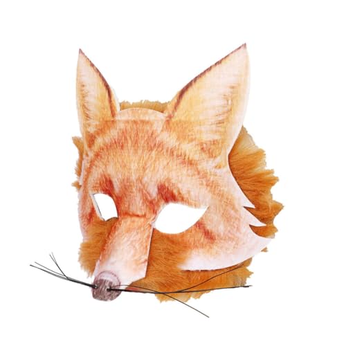 Generisch 1Stk Stofftiermaske Masken Fuchs Party halbes Gesicht Wolf Hase halloween mask halloweenmaske karnevalskostüme partydeko einschulung camoing Kostüm Maske Stütze Cosplay-Maske Vlies Generisch 1Stk Stofftiermaske Masken Fuchs Party halbes Gesicht Wolf Hase halloween mask halloweenmaske karnevalskostüme partydeko einschulung camoing Kostüm Maske Stütze Cosplay-Maske Vlies von Generisch