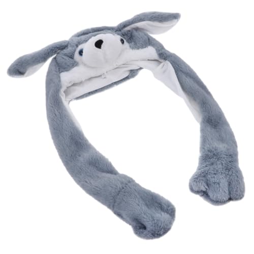 Generisch 1Stk bewegender Hut Hasenhut bewegen Hauben für Ohr warme Wintermütze Plüschmütze Kostüm tiermütze lustige kopfbedeckung kuscheltier Cartoon-Kappe Partyhut Stoff Grey Generisch 1Stk bewegender Hut Hasenhut bewegen Hauben für Ohr warme Wintermütze Plüschmütze Kostüm tiermütze lustige kopfbedeckung kuscheltier Cartoon-Kappe Partyhut Stoff Grey von Generisch