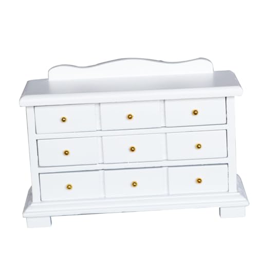 Generisch 1pc Mini House Holz Nachttisch Mini Möbel Micro Schubladenschrank Schmuck Generisch 1pc Mini House Holz Nachttisch Mini Möbel Micro Schubladenschrank Schmuck von Generisch