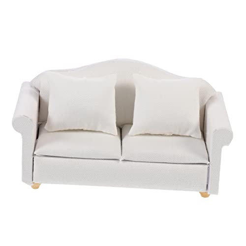 Generisch 1stk Mini-Sofa Puppe Zweisitzer-Couch Miniatur Mini Möbel Ästhetisch Liebesplatz Strauß Mini-landschaftssofa Bausatz Doppelsofa Sofa-Modell Baumwolle Weiß Generisch 1stk Mini-Sofa Puppe Zweisitzer-Couch Miniatur Mini Möbel Ästhetisch Liebesplatz Strauß Mini-landschaftssofa Bausatz Doppelsofa Sofa-Modell Baumwolle Weiß von Generisch