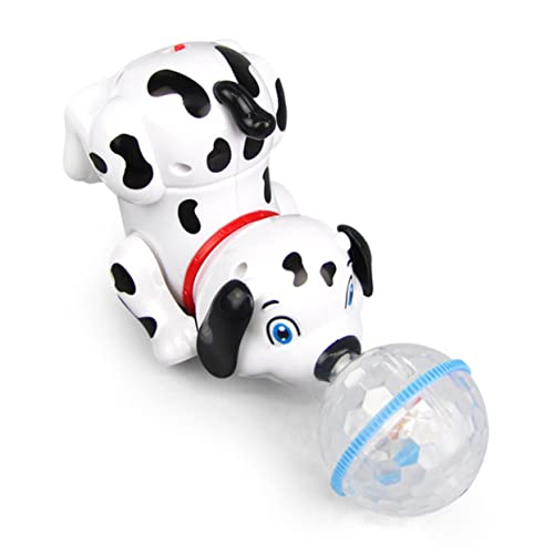 Generisch 1stk Tanzendes Musikalisches Musical Tanzender Roboter Für Kinderspielzeug Leichte Musik Hund Weiß von Generisch