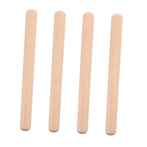 Generisch 2 Paare Holzmusik Lummi Sticks Percussion Instrument Rhythm Stick Für Kinder von Generisch