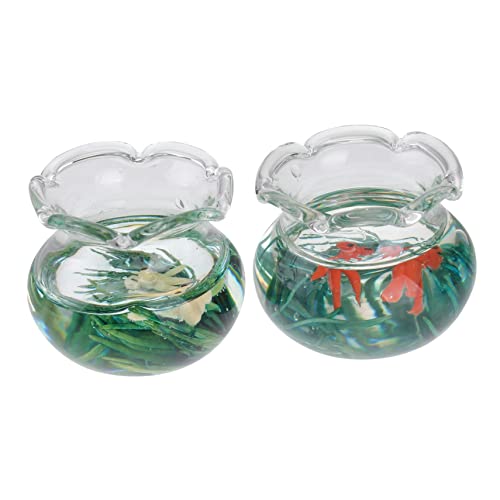 Generisch 2 STK Mini-Glas- 1:12 Möbel Aquarium Zubehör Für Puppenhäuser Mini-tierfiguren Mini-hausdekoration Zubehör Für Miniaturszenen Heimdekoration Kinderspielzeug Generisch 2 STK Mini-Glas- 1:12 Möbel Aquarium Zubehör Für Puppenhäuser Mini-tierfiguren Mini-hausdekoration Zubehör Für Miniaturszenen Heimdekoration Kinderspielzeug von Generisch