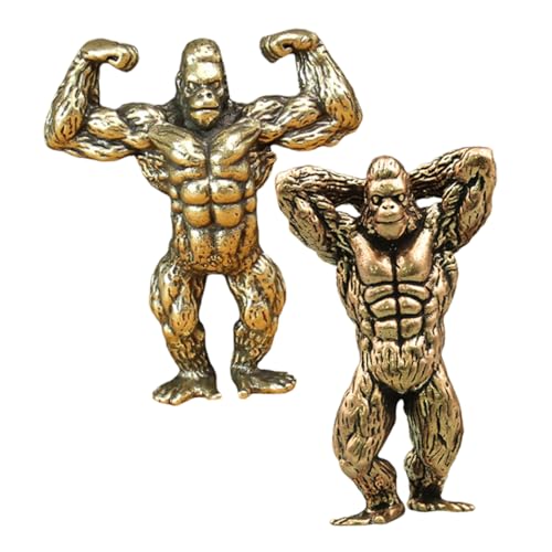 Generisch 2 Stück Einzigartige Kupfer-Beryllium-Gorilla-Figuren Gorilla-Figuren Kupfer-Beryllium-tierstatuen Kupfer-Beryllium-Dekoration Generisch 2 Stück Einzigartige Kupfer-Beryllium-Gorilla-Figuren Gorilla-Figuren Kupfer-Beryllium-tierstatuen Kupfer-Beryllium-Dekoration von Generisch