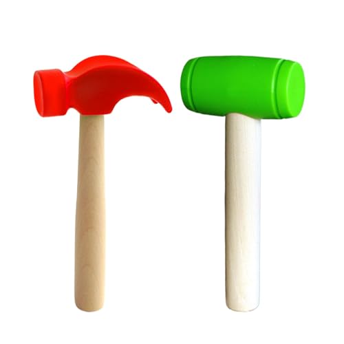 Generisch 2 Stück Kinder Hammer, Hammer Spielzeug, Holzwerkzeuge Hämmern, Simulation Mallet Spielzeug Wartung Werkzeuge, Holzhammer Spielzeug, Pretend Play Pädagogisches Spielzeug für Kinder Generisch 2 Stück Kinder Hammer, Hammer Spielzeug, Holzwerkzeuge Hämmern, Simulation Mallet Spielzeug Wartung Werkzeuge, Holzhammer Spielzeug, Pretend Play Pädagogisches Spielzeug für Kinder von Generisch