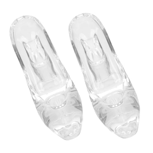 Generisch 2 Stück Prinzessin High-heel-schuh-figur, Exquisites Acryl-high-heel-ornament Für Hochzeit, Tischdekoration, Partygeschenke, Klares Acryl-high-heel-modell von Generisch