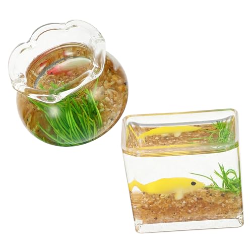 Generisch 2 Stück Simulierte Miniatur Aquarium Dekoration Runde Fischschale Mini Aquarium Puppenhausgröße Fischschalen Miniatur Fischschale Für Puppenhaus Miniatur Dinge Pflanze Generisch 2 Stück Simulierte Miniatur Aquarium Dekoration Runde Fischschale Mini Aquarium Puppenhausgröße Fischschalen Miniatur Fischschale Für Puppenhaus Miniatur Dinge Pflanze von Generisch
