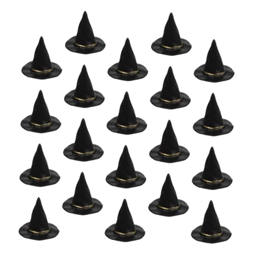 Generisch 20 Stück Miniatur-hexenhüte, Schwarz, Kleine Hexenhüte, Zaubererhut, Mini-hexenhutkappe Für Diy-bastelarbeiten, Flaschenaufsätze, Halloween-partyzubehör Generisch 20 Stück Miniatur-hexenhüte, Schwarz, Kleine Hexenhüte, Zaubererhut, Mini-hexenhutkappe Für Diy-bastelarbeiten, Flaschenaufsätze, Halloween-partyzubehör von Generisch