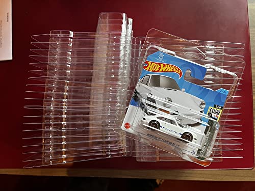 Generisch 20 Stück Protector Pack europäische Version für Short Cards (Modellautos 1:64) – Stabiler und transparenter Schutz für Blister und Karton (20 Stück) von Generisch