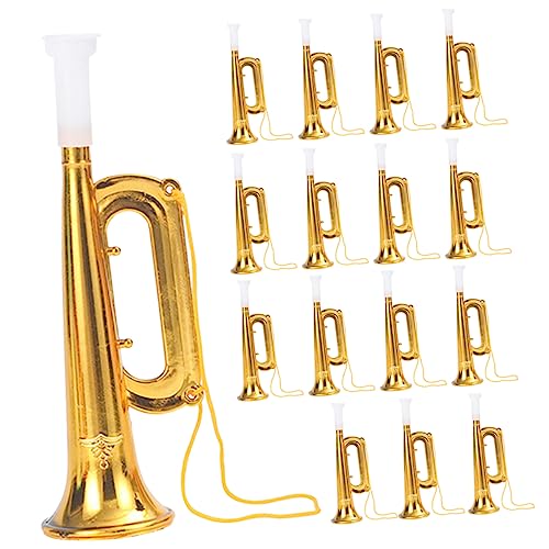 Generisch 20 Stück Trompetenspielzeug Musikspielzeug Kinderspielzeug Kindermusikinstrumente Kleinkindmusikinstrumente Kleine Trompete Kindermusikspielzeug Lernspielzeug Zarte Trompete von Generisch