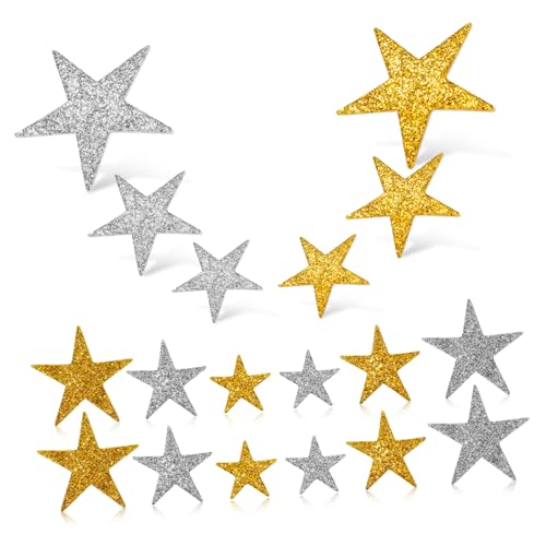 Generisch 200 STK weihnachtsdeko Christmas Decorations verpackung weihnachtsdeco wihnachtsdeko weihnachtdeko bastelsets für Glitzeraufkleber kleine ästhetische Aufkleber Eva von Generisch