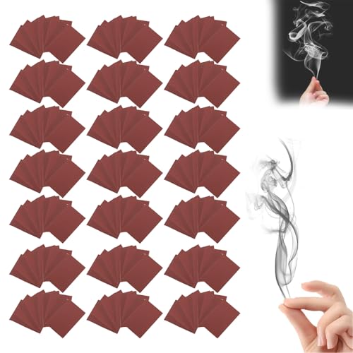 Generisch 200Pcs Finger Smoke Magic, My Mystic Smoke, Hells Magic Article Paper, Funny Magic Card Magic Trick to Make Smoke with Your Fingers Performance Props (200Pcs, 7x10cm) von Generisch