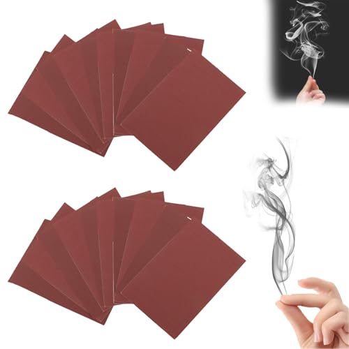 Generisch 200Pcs Finger Smoke Magic, My Mystic Smoke, Hells Magic Article Paper, Funny Magic Card Magic Trick to Make Smoke with Your Fingers Performance Props (20Pcs, 7x10cm) von Generisch