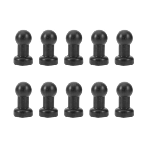 Generisch 2025 10 stücke Trampolin Top Hut Trampolin Bein Kappe Abdeckung Trampolin Rohr Kappen Schaum Schwere Pad Kunststoff Schwarz (Black, 8.5X5cm) von Generisch