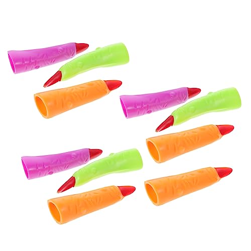 Generisch 20St Gefälschte Nagel- Halloween-Pressnägel Hexenfinger für Party Nagel-Kits Aufkleber Halloween nägel Halloween Nails Halloween- Zombie-Cosplay-Stütze PVC von Generisch