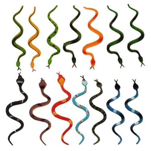 Generisch 24St Kleine Schlange Modell Streich-Requisiten realistische Reptilientierfigur Halloween Dekoration Halloween Decor Schlangenerkennungsmodell gefälschtes Schlangenmodell Generisch 24St Kleine Schlange Modell Streich-Requisiten realistische Reptilientierfigur Halloween Dekoration Halloween Decor Schlangenerkennungsmodell gefälschtes Schlangenmodell von Generisch