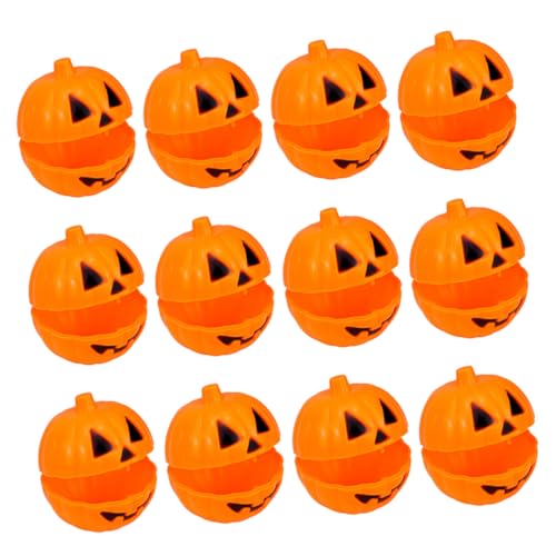 Generisch 24st Kürbis-blindbox Dekorationen Künstliche Halloween-kürbisse Halloween- Süßes Oder Saures Taschen Bausatz Laternen Halloween-süßschale Halloween-partytüten Plüsch Orange Pp von Generisch