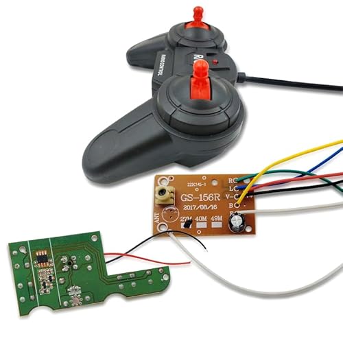 Generisch 27MHz 4CH RC Circuit Car Controller PCB Transmitter & Receiver Board Set mit Antennen funksystem von Generisch