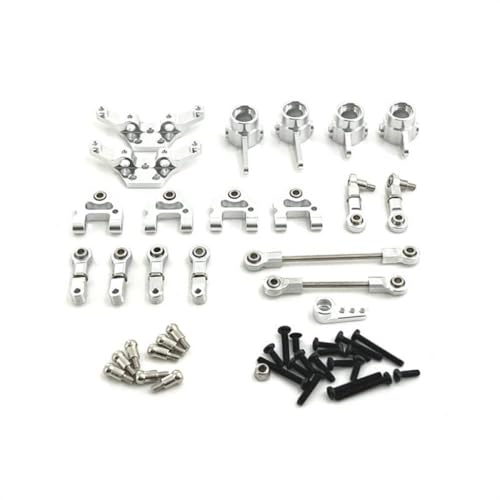 Generisch 284161 284010 284131 K989 K979 K969 P929 P939 Metalllenker -Lenkbecher -Upgrade -Kit kompatibel mit 1 28 -Skala -RC -Autos Ersatzteilen Set(Silver) von Generisch