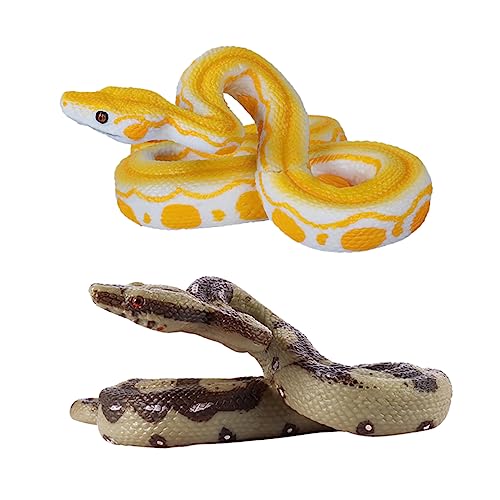 Generisch 2St Boa Constrictor mit hoher Simulation für kinderspielzeug Modell Schlangenfigur Massenspielzeug knifflige Schlangenrequisiten Simulation Schlangenmodell Generisch 2St Boa Constrictor mit hoher Simulation für kinderspielzeug Modell Schlangenfigur Massenspielzeug knifflige Schlangenrequisiten Simulation Schlangenmodell von Generisch