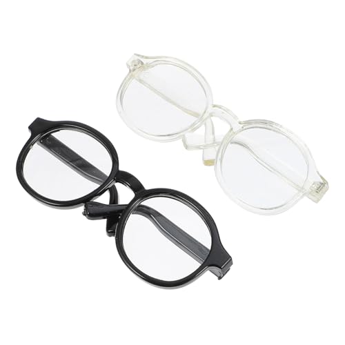 Generisch Puppenbrillen Set Mini Sonnenbrillen Für 15 Puppen DIY Zubehör Für Puppenkleidung Und Transparent Je Puppen Dekorationsaccessoires von Generisch