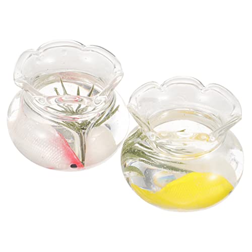 Generisch 2St Puppenhaus Aquarium Mini- Schwimmbad Szene Miniatur Living Room Decoration wohnzimmerdeko Room Decor for Hausmodell kleines Fischglas winzige Fischschalen Plastik Generisch 2St Puppenhaus Aquarium Mini- Schwimmbad Szene Miniatur Living Room Decoration wohnzimmerdeko Room Decor for Hausmodell kleines Fischglas winzige Fischschalen Plastik von Generisch