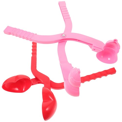 Generisch 2St Schneeball-Clip künstlicher Schnee Schneespray Schneeballhersteller Schneekugel winterspielzeuge schneeballmaschinen Farbiger Schneeballmacher Hersteller von Herzformen Plastik Generisch 2St Schneeball-Clip künstlicher Schnee Schneespray Schneeballhersteller Schneekugel winterspielzeuge schneeballmaschinen Farbiger Schneeballmacher Hersteller von Herzformen Plastik von Generisch