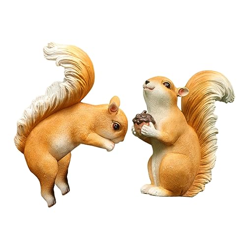Generisch 2st Simulierte Eichhörnchen-gartendekoration Tier-Desktop-Ornament Eichhörnchen Futtertisch Rattenfalle Eichhörnchen Figur Eichel Ente, Du Figur Außen Harz Generisch 2st Simulierte Eichhörnchen-gartendekoration Tier-Desktop-Ornament Eichhörnchen Futtertisch Rattenfalle Eichhörnchen Figur Eichel Ente, Du Figur Außen Harz von Generisch