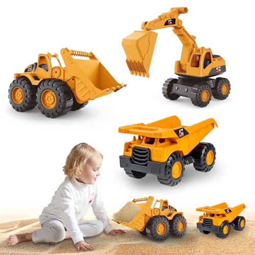 Generisch 3 Stück Bagger Spielzeug, Sandspielzeug Sandkasten Set, Sandkasten Kinderbagger Mit Kipplaster Bagger Frontlader, Sommer Strandspielzeug Für 3-12 Jährige Generisch 3 Stück Bagger Spielzeug, Sandspielzeug Sandkasten Set, Sandkasten Kinderbagger Mit Kipplaster Bagger Frontlader, Sommer Strandspielzeug Für 3-12 Jährige von Generisch