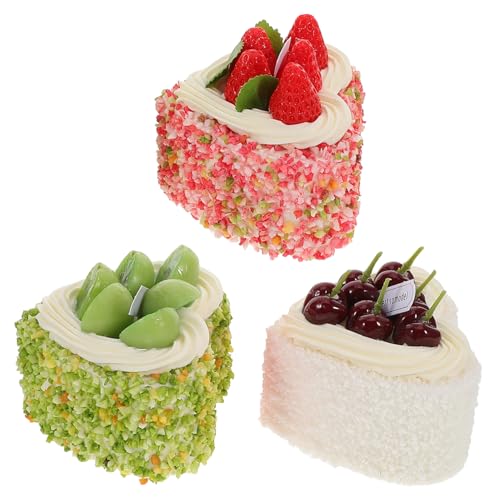 Generisch 3 Stück Kuchen-Modell Deko Kuchen-Dessert-Modell Kuchenrequisiten Für Die Bühne Kuchen-Food-Modell Dessert-Modelle Künstliche Lebensmittelrequisiten Shop-zubehör Hartschaum Generisch 3 Stück Kuchen-Modell Deko Kuchen-Dessert-Modell Kuchenrequisiten Für Die Bühne Kuchen-Food-Modell Dessert-Modelle Künstliche Lebensmittelrequisiten Shop-zubehör Hartschaum von Generisch