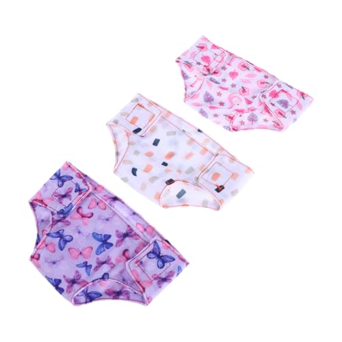 Generisch 3 Stück Sommerliche Unterwäsche mit Bunten Designs für Puppen Vielseitige Kombinationsmöglichkeiten für Kreative Rollenspiele Generisch 3 Stück Sommerliche Unterwäsche mit Bunten Designs für Puppen Vielseitige Kombinationsmöglichkeiten für Kreative Rollenspiele von Generisch