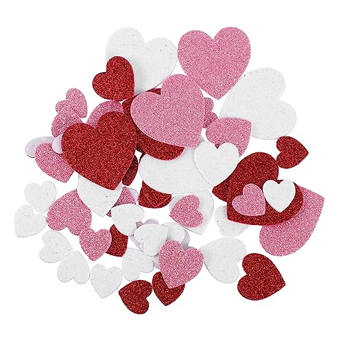 Generisch 300st Liebe Aufkleber Kleine Herzverzierungen Herzförmig Geklebte Ornamente Eva von Generisch
