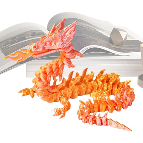 Generisch 3D | Bewegliches Fingertraining Spielzeug,Bunte 3D Drache Actionfigur Für Ostern Weihnachten Party Deko von Generisch