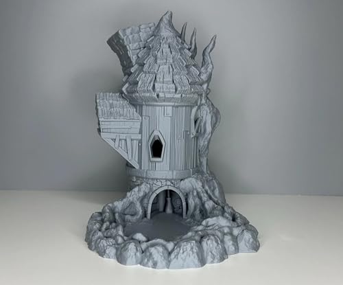 Generisch 3D-Gedruckter Würfelturm Wizard für Rollenspiel und Tabletop von Generisch