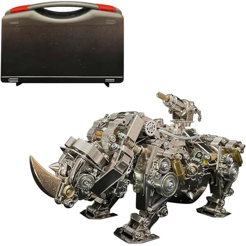 Generisch 3D Metallpuzzle, 700 Teile DIY Montage mechanisches Nashorn, 3D Tierpuzzle für Erwachsene & Jugendliche Generisch 3D Metallpuzzle, 700 Teile DIY Montage mechanisches Nashorn, 3D Tierpuzzle für Erwachsene & Jugendliche von Generisch