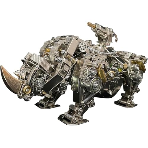 Generisch 3D Metallpuzzle, 700 Teile DIY Montage mechanisches Nashorn, 3D Tierpuzzle für Erwachsene Generisch 3D Metallpuzzle, 700 Teile DIY Montage mechanisches Nashorn, 3D Tierpuzzle für Erwachsene von Generisch